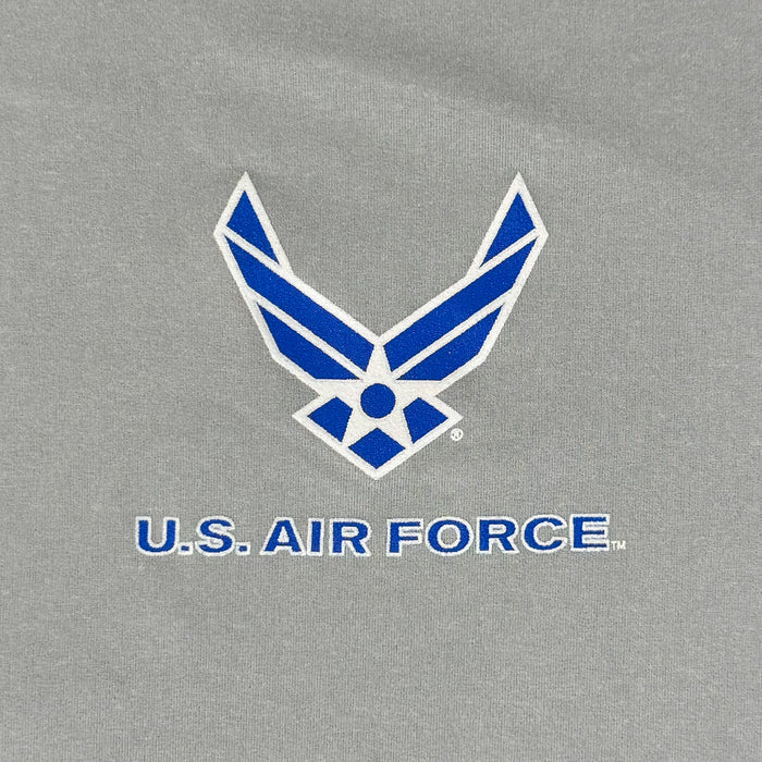 United States Air Force Wings Under Armour Tech Long Sleeve T-Shirt (Grey)