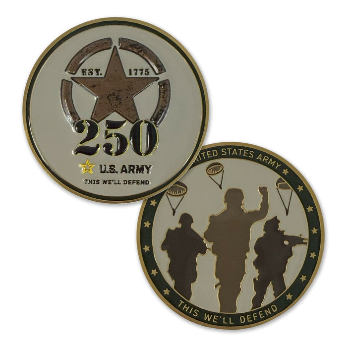 U.S. Army This We'll Defend 250th Challenge Coin