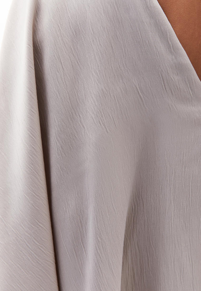 V Neck Long Dress - ISLAND FOSSIL