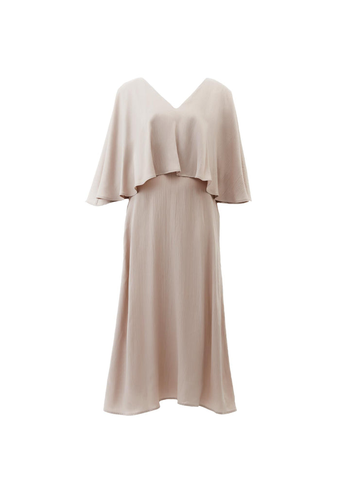 V Neck Long Dress - ISLAND FOSSIL