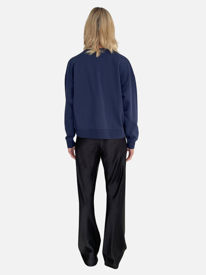 V&W Crest Sweater - Navy