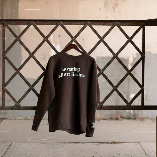 Weaving Silver Linings Crewneck Sweatshirt