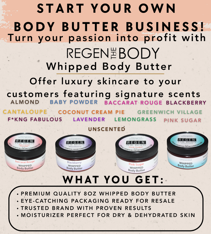 Whipped Body Butter 25ct $271.25 PKG -(Wholesale) -Single Fragrance