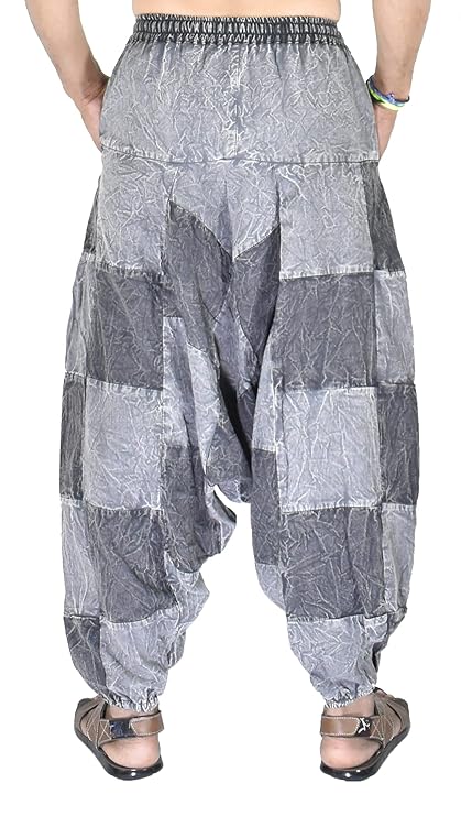 Whitewhale Mens Cotton Stripe Harem Pants Pockets Yoga Trousers Hippie
ple T-Shirt