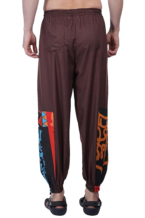 Whitewhale Men's Loose Fit Cotton Trousers