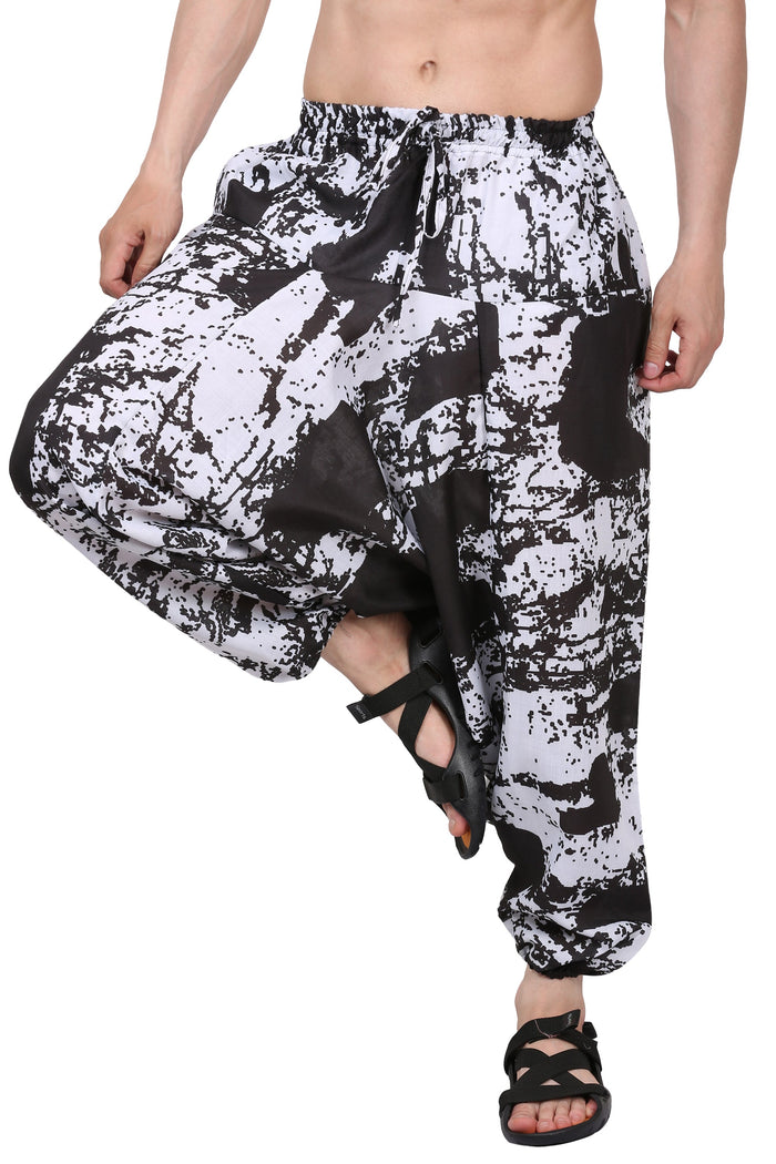 Whitewhale Men's & Women Cotton Printed Harem Pants Yoga Trousers Hippie