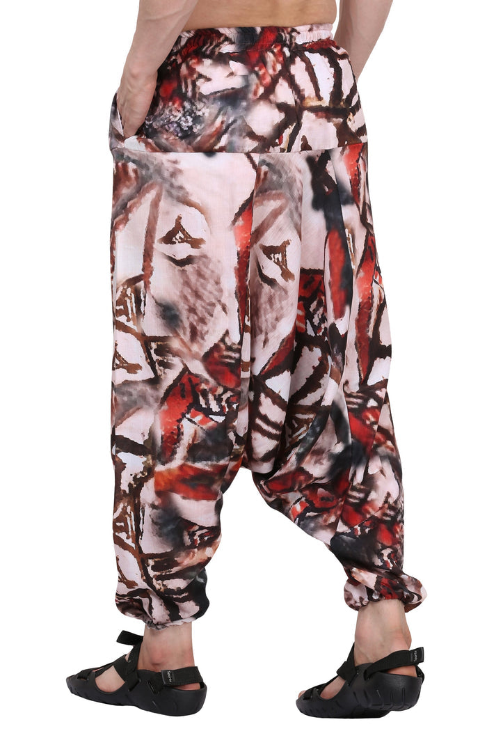 Whitewhale Men's & Women Cotton Printed Harem Pants Yoga Trousers Hippie