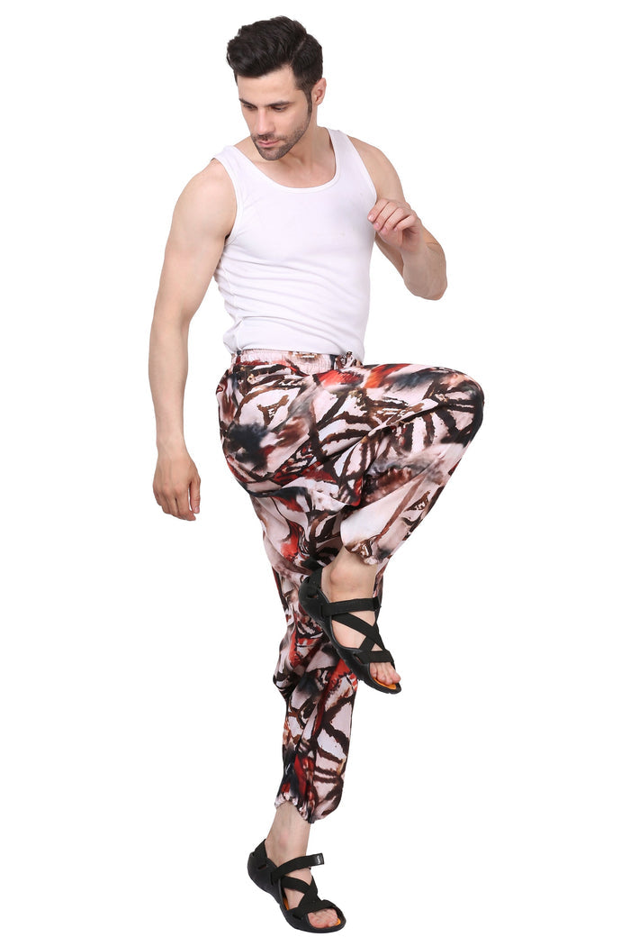 Whitewhale Men's & Women Cotton Printed Harem Pants Yoga Trousers Hippie