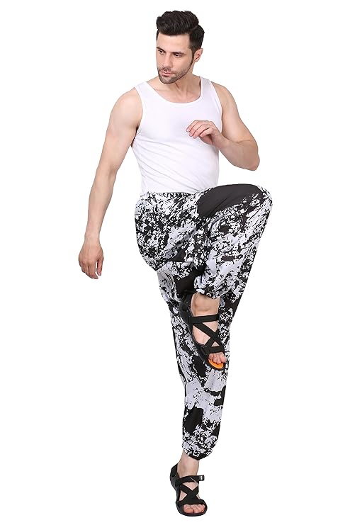 Whitewhale Men's & Women Cotton Printed Harem Pants Yoga Trousers Hippie