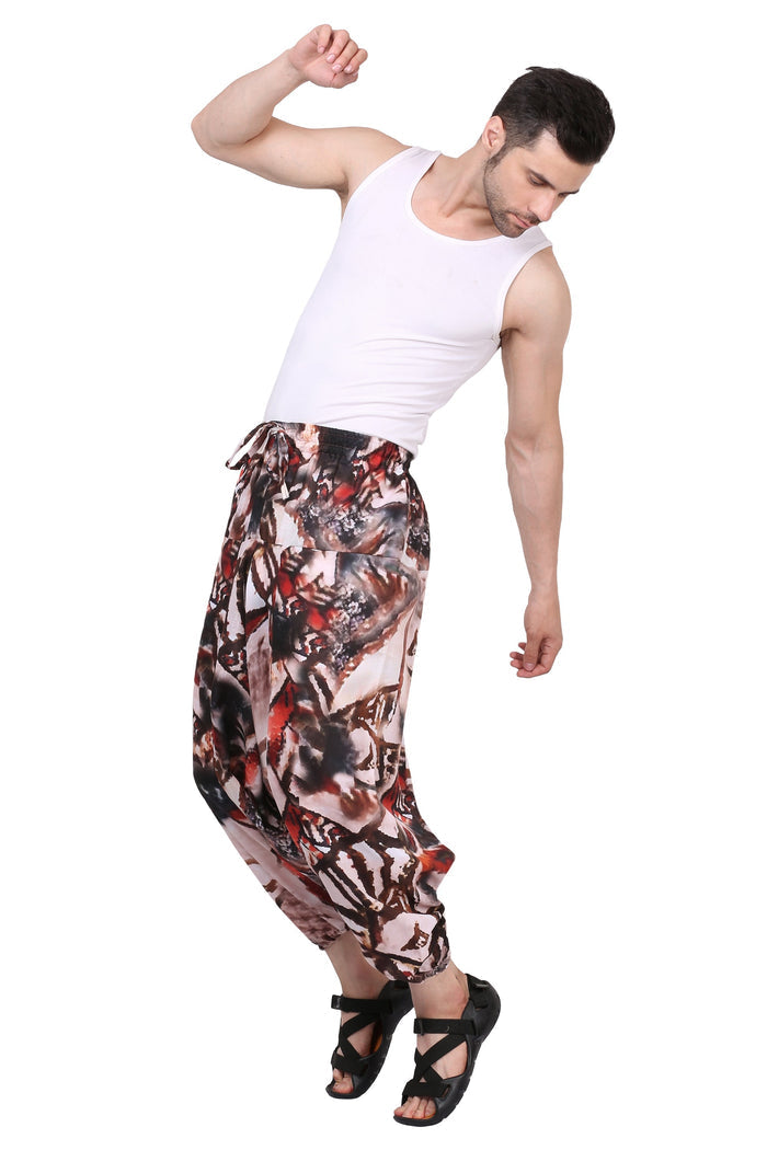 Whitewhale Men's & Women Cotton Printed Harem Pants Yoga Trousers Hippie