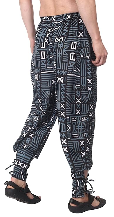 Whitewhale Mens Women Cotton Solid Aladdin Loose Baggy Boho Hippie Harem Pant