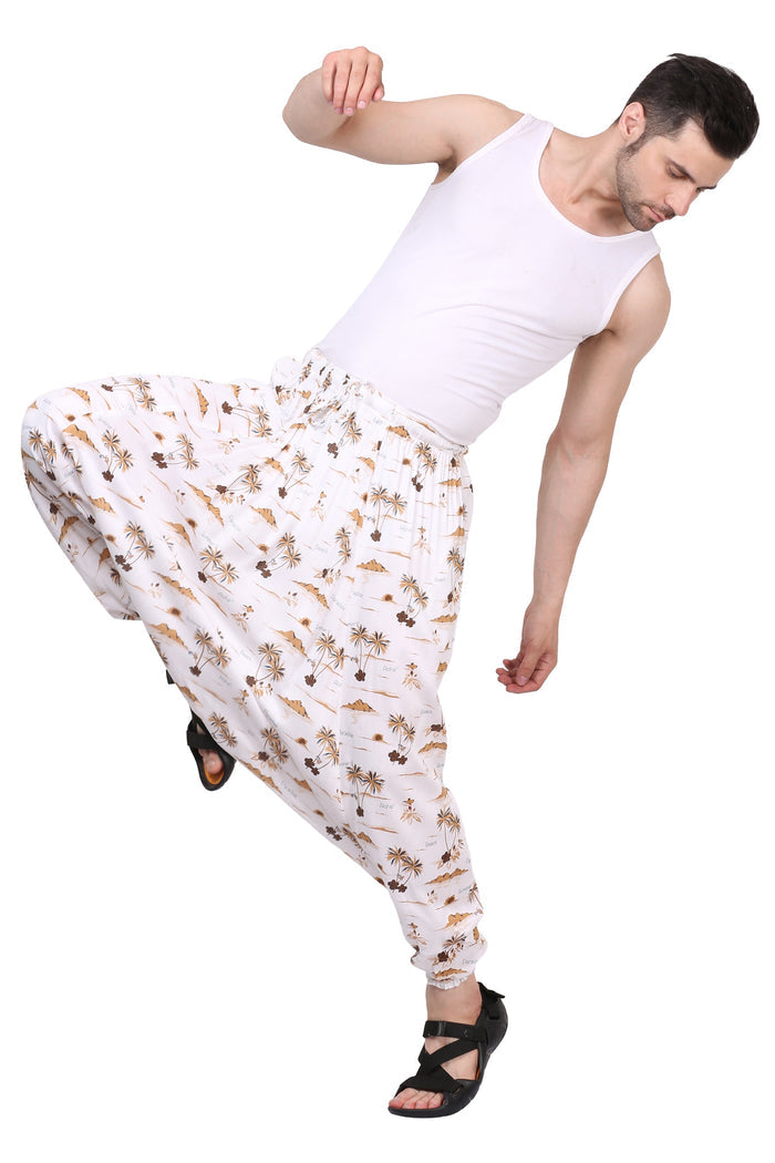 Whitewhale Men's & Women Rayon Printed Harem Pants Yoga Trousers Hippie