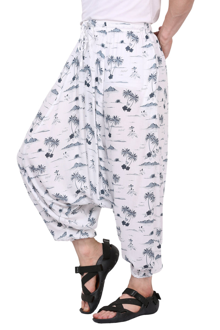 Whitewhale Men's & Women Rayon Printed Harem Pants Yoga Trousers Hippie
