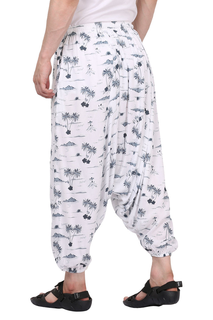 Whitewhale Men's & Women Rayon Printed Harem Pants Yoga Trousers Hippie