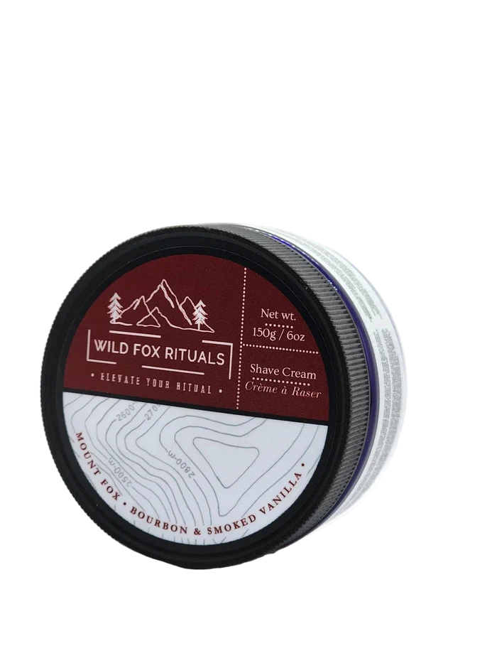 Wild Fox Rituals | Bourbon and Smoked Vanilla Shave Cream