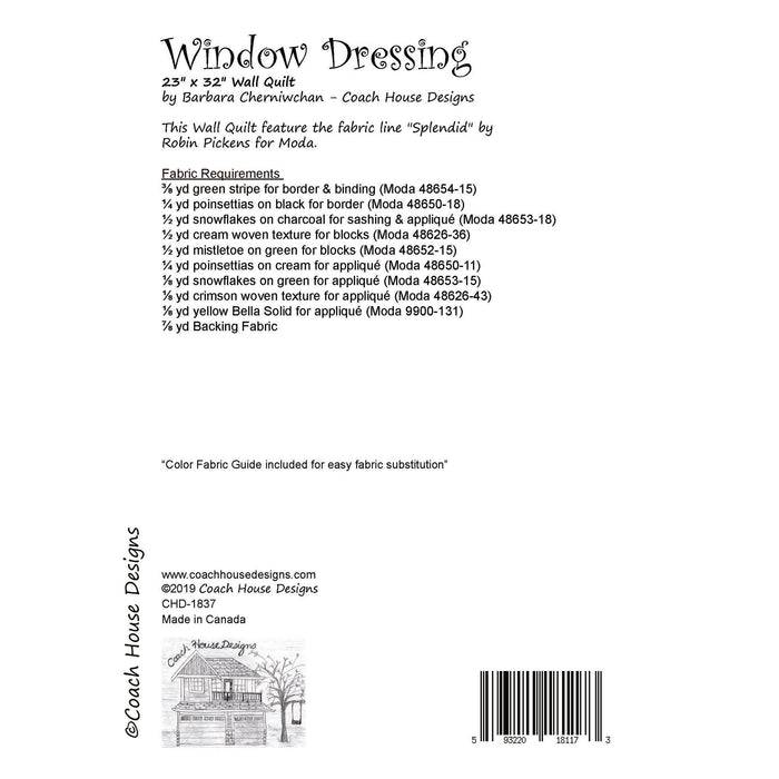 Window Dressing Quilt Pattern