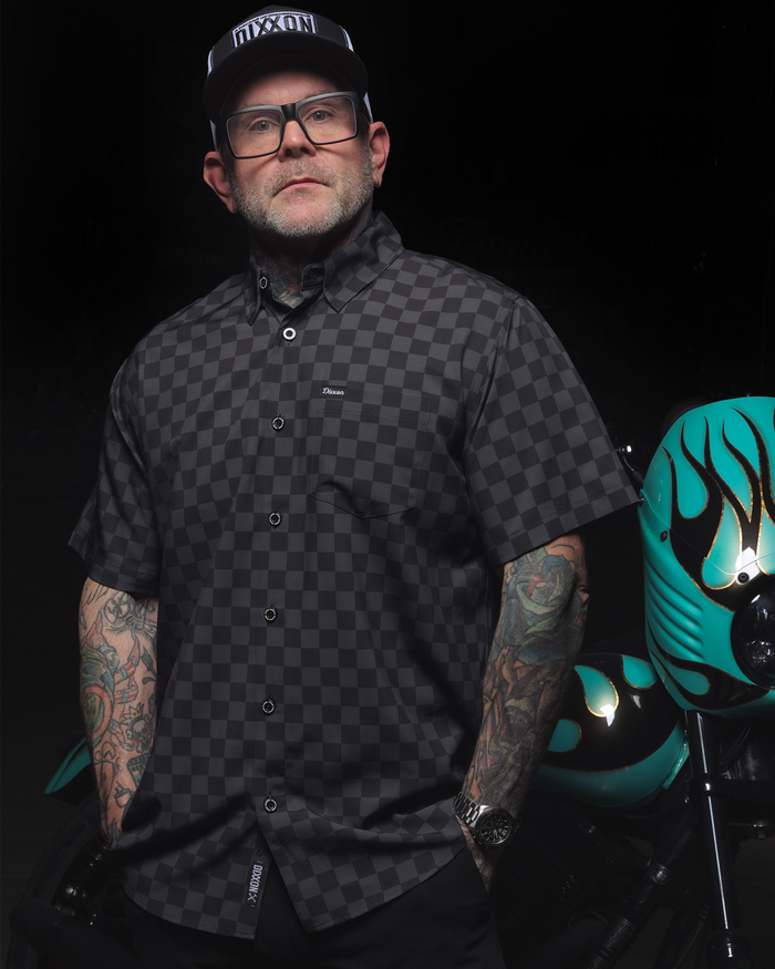 Winner's Circle Party Shirt - Black & Grey - Dixxon Flannel Co.