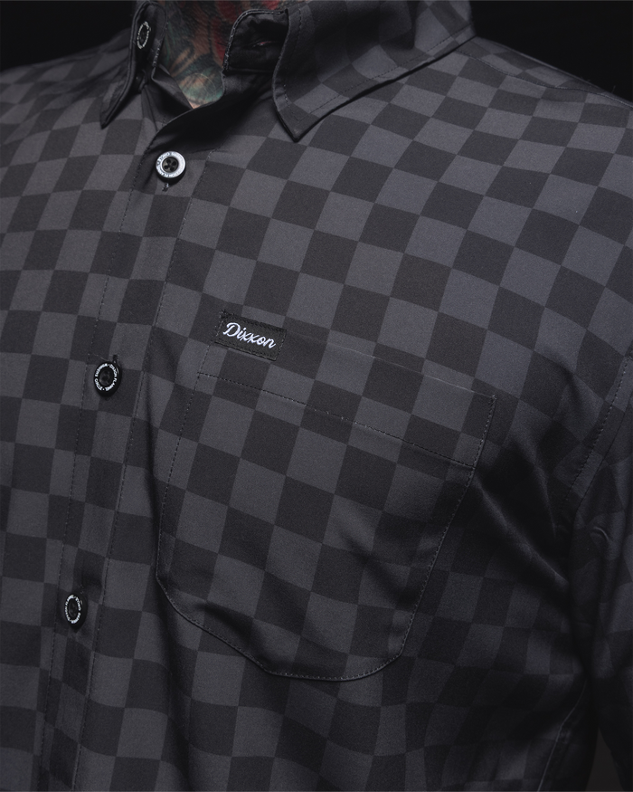 Winner's Circle Party Shirt - Black & Grey - Dixxon Flannel Co.