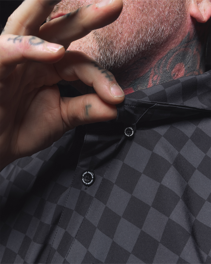 Winner's Circle Party Shirt - Black & Grey - Dixxon Flannel Co.
