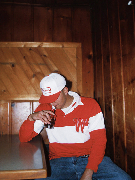Wisconsin Name Plate Snapback Cap