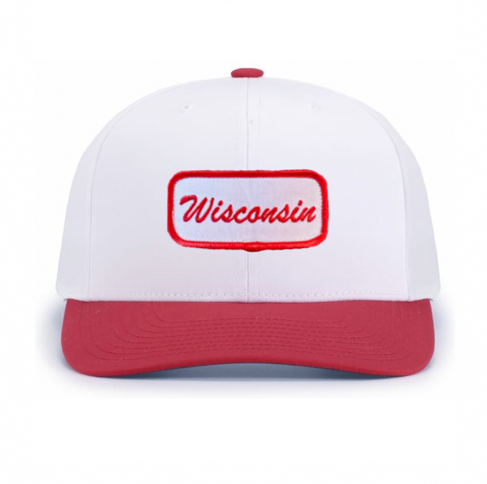 Wisconsin Name Plate Snapback Cap