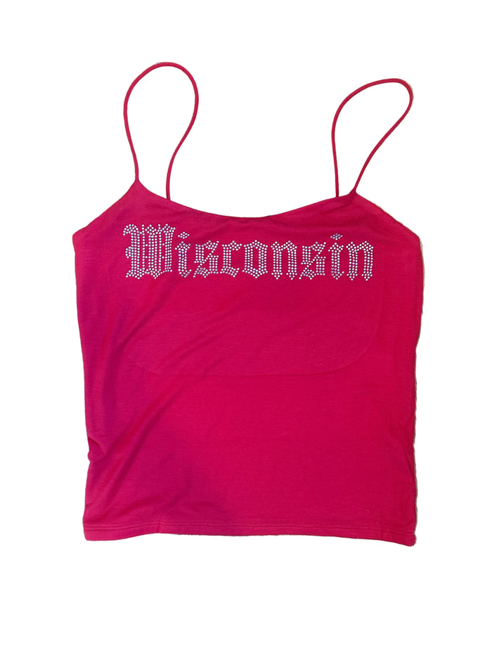 Wisconsin Rhinestone Tank