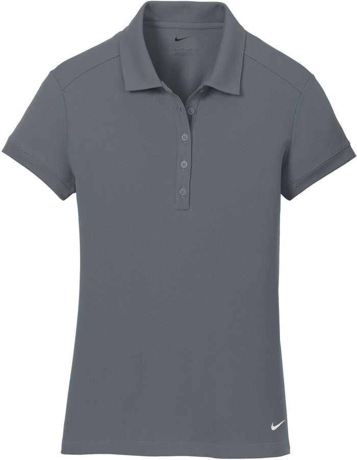 NIKE Ladies Dri-FIT Solid Icon Pique Modern Fit Polo