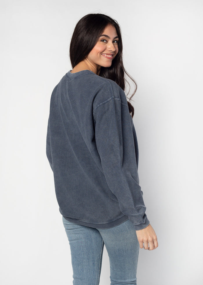 Women's North Carolina College Block Original Corded Crew