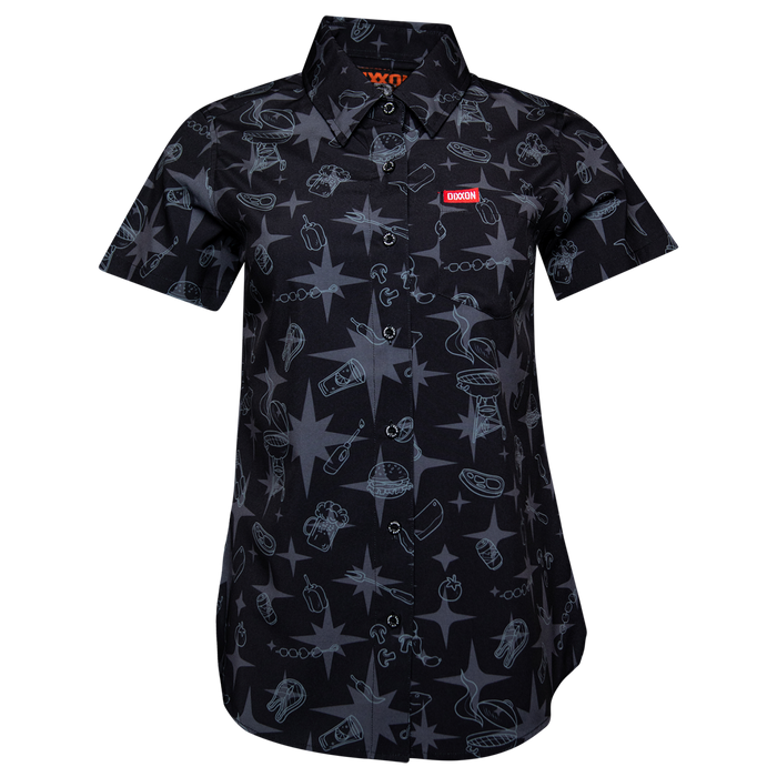 Women's Pit Boss Party Shirt - Black