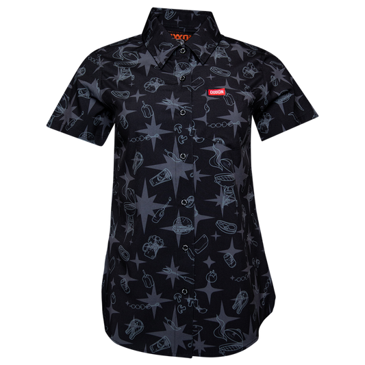 Women's Pit Boss Party Shirt - Black