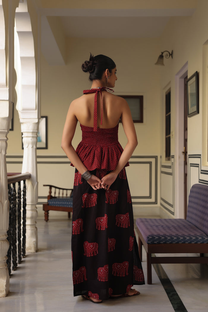 Women's Printed Skirt Set