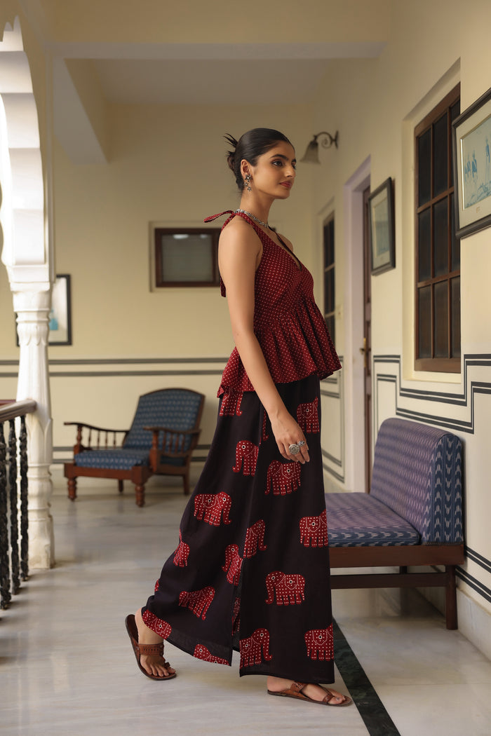 Women's Printed Skirt Set