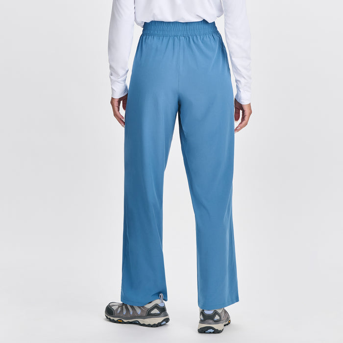 Women's Rio Textured Pants-Tile Blue-2