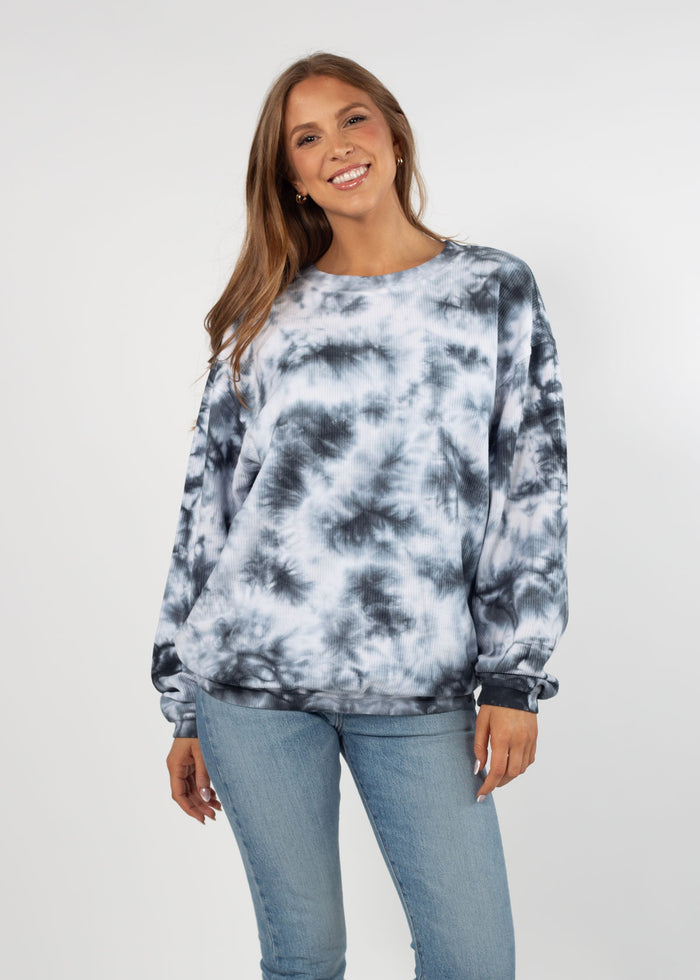 Women's The Original Corded Crew in Tie-Dye