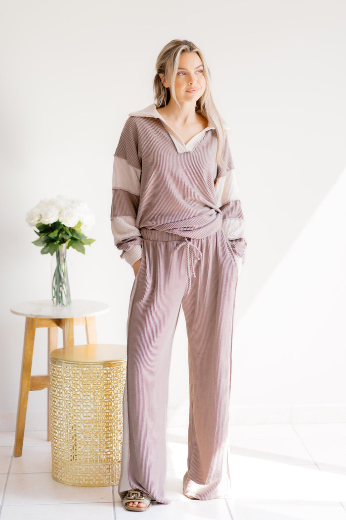 Woodland Cozy Ribbed Top