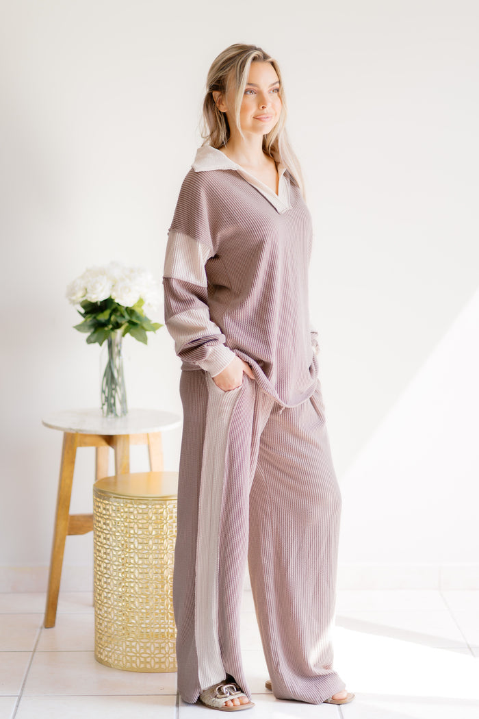 Woodland Cozy Ribbed Top