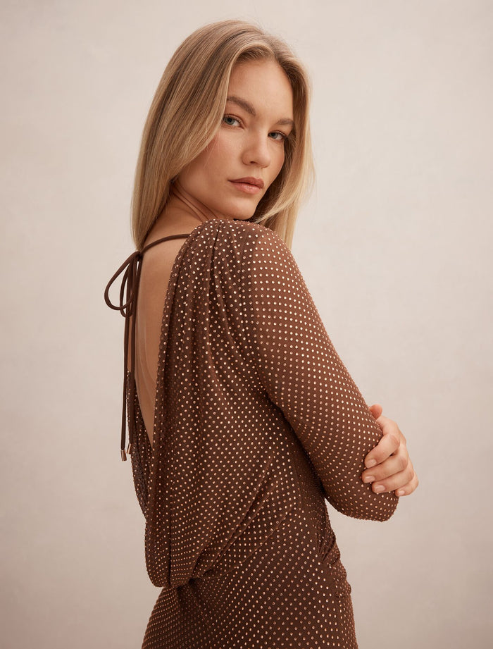 Wren Cowl Back Maxi Dress Forever New