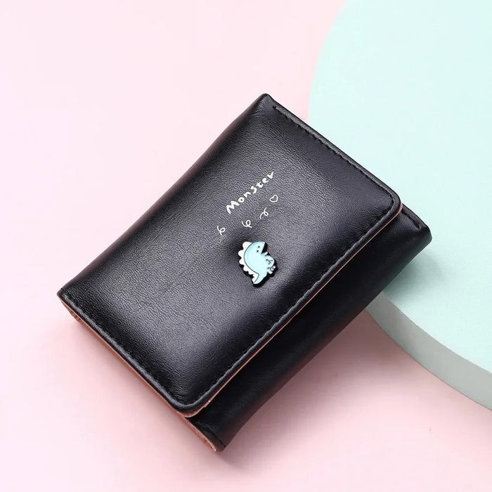 WW178 - Short Black Women's Wallet