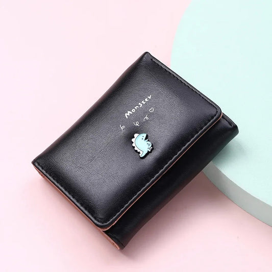 WW178 - Short Black Women's Wallet