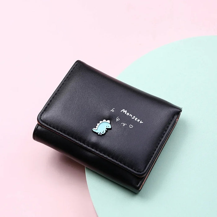 WW178 - Short Black Women's Wallet