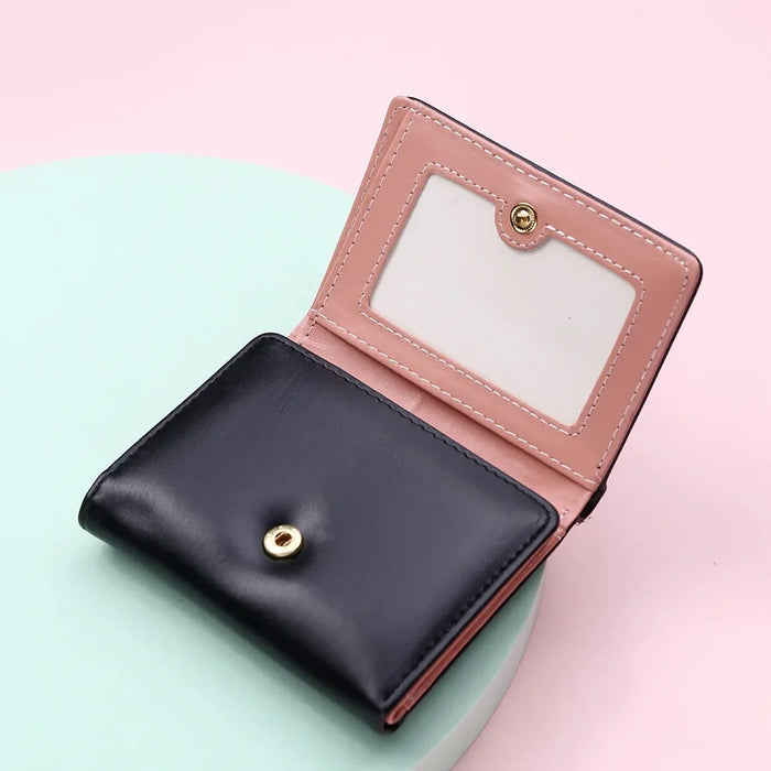 WW178 - Short Black Women's Wallet