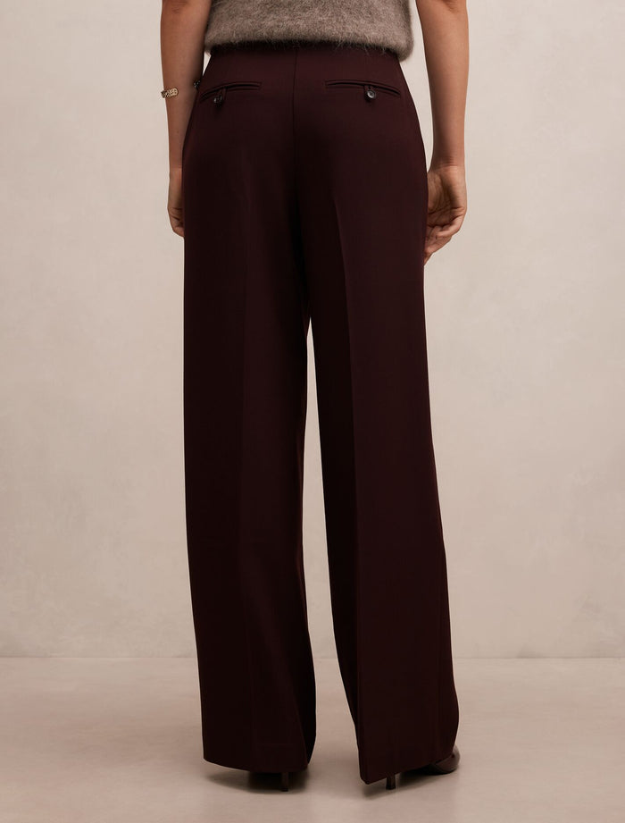 Wynn Slim Wide Leg Suit Pants Forever New