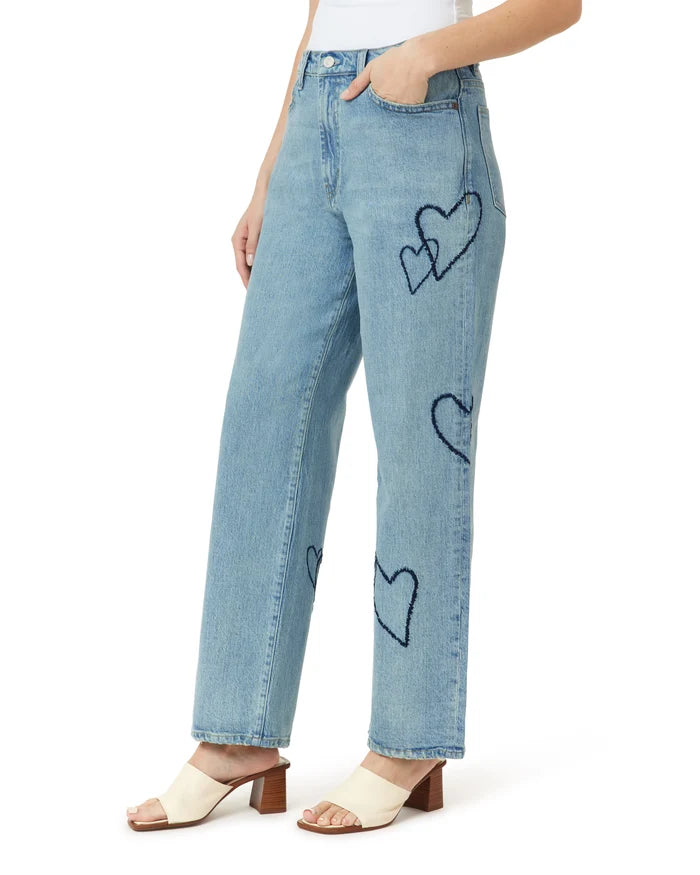Wythe Hearted Relaxed Straight Jeans