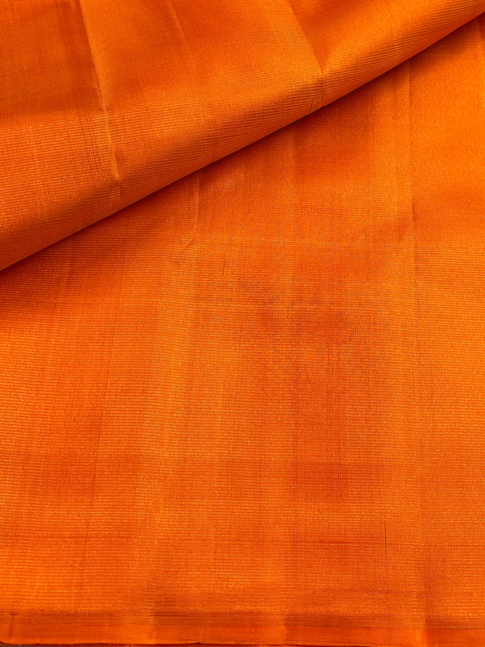 Zari Striped Kanchipuram Silk Fabric