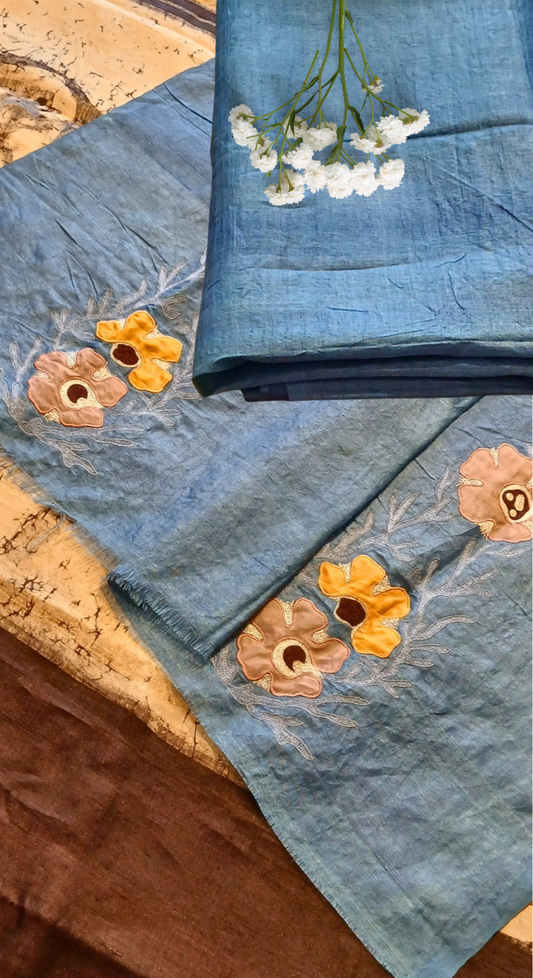 Zariya Gul Chanderi Silk Unstitched Suit
