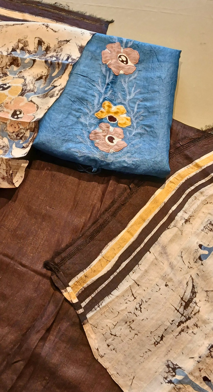 Zariya Gul Chanderi Silk Unstitched Suit