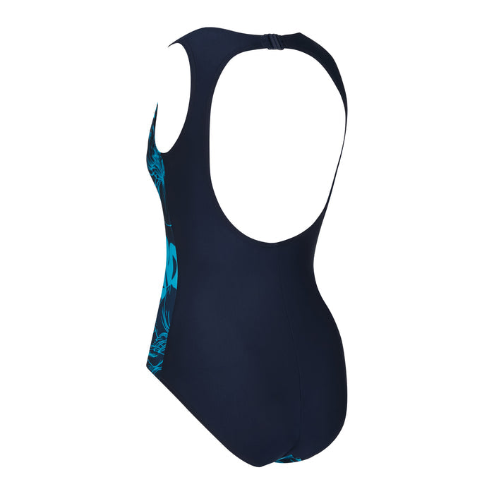 Zoggs Fiji Hi Front Swimsuit - Navy Blue