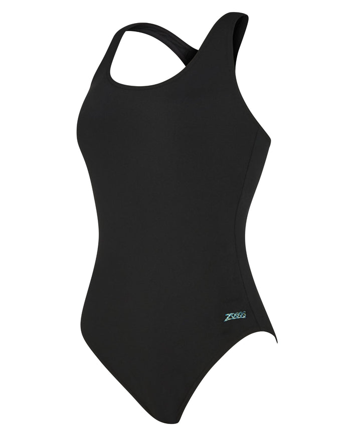 Zoggs Freedom Powerback (Period Proof) Swimsuit - Black