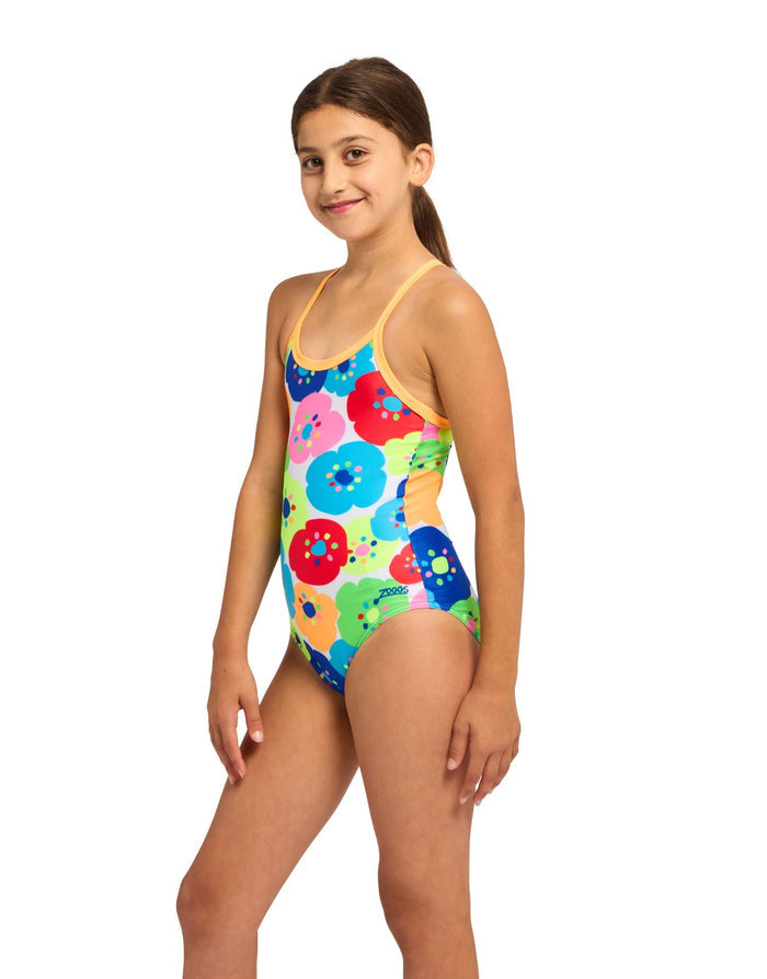 Zoggs Girls Bloomie Strikeback Swimsuit - Multi