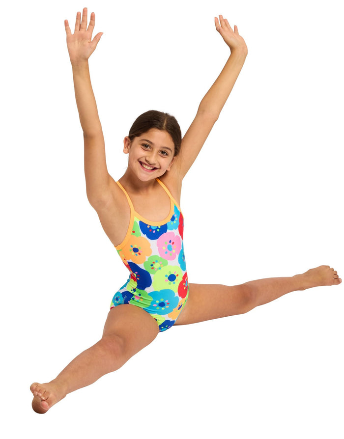 Zoggs Girls Bloomie Strikeback Swimsuit - Multi